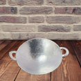 thumbnail image 4 of 1:12 Escala Casa de muñecas Miniatura Olla Sartenes Metal Mini Casa Cocina Utensilios de cocina wok de hierro plateado perfke ollas de casa de muñecas, 4 of 5