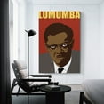 thumbnail image 3 of Mouvement National Congolais Politicians Patrice Lumumba Poster Canvas Wall Art Poster Decorative Bedroom Modern Home Print Picture Artworks Posters 24x36inch(60x90cm), 3 of 6