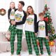thumbnail image 3 of Pijamas familiares navideños a juego, conjuntos de pijamas verdes de ciervo, Navidad en julio, 3 of 4