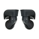 thumbnail image 2 of Ruedas de equipaje de reemplazo de 2 piezas Viaje Tronters Silent Universal Universal Smooth Wear Black Trolley Ruedas de reparación Partes de L, 2 of 8