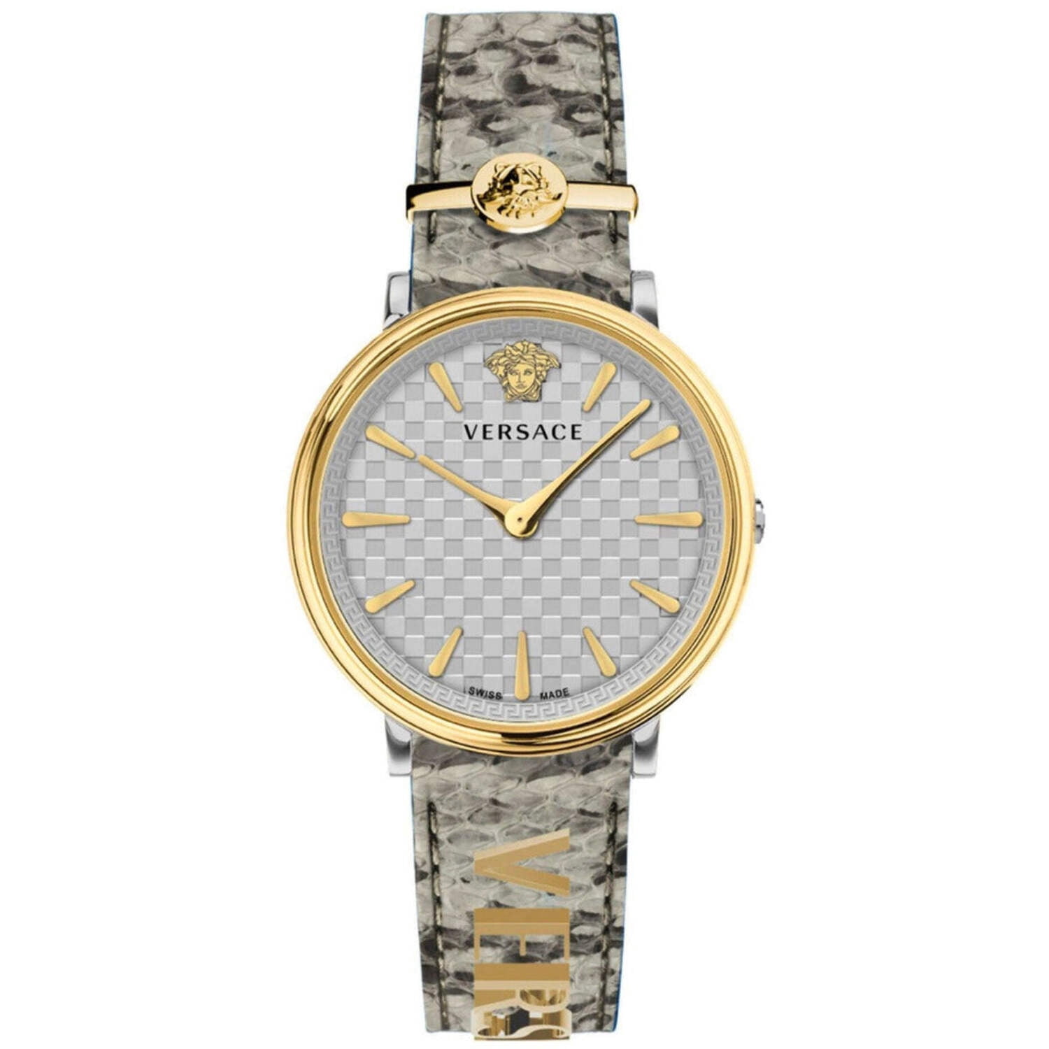 Versace V-Icon Quartz White Dial Ladies Watch VEUCA0724  display picture 2