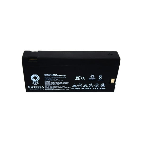 Sps Brand 12v 2ah Replacement Battery For Magnavox Easycam H S Shutter Ccd Camcorder Battery 1 Pack Walmart Com