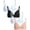 Black/White/Nude/White, variant on Girls' Training Bra - 4 Pack A-Cup Molded Wire-Free Microfiber Bralette (32A-36A)
