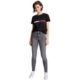 thumbnail image 2 of Camiseta Tommy Hilfiger para mujer, corte regular, color negro, talla S, 2 of 5