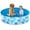 Blue Pattern-48" x 12", variant on JOYFY 48 x 12 Inches Plastic Kiddie Pool, Pet Swimming Pool Foldable Portable for Dogs Cats and Kids Blue