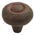 thumbnail image 1 of Hickory Hardware P3003-RI-10B 1.5 in. Dia. Bouton Rustique Raffiné&44; Fer Rustique - Pack de 10, 1 of 5