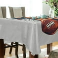 thumbnail image 5 of Yayeee Tablecloths 54" x 54" Rectangle Wrinkle Resistant Party Table Cover, Game Day, 5 of 8