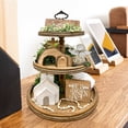 thumbnail image 4 of Tomb Easter Wooden Angel House Laminated Tray Decoration, 4 of 8