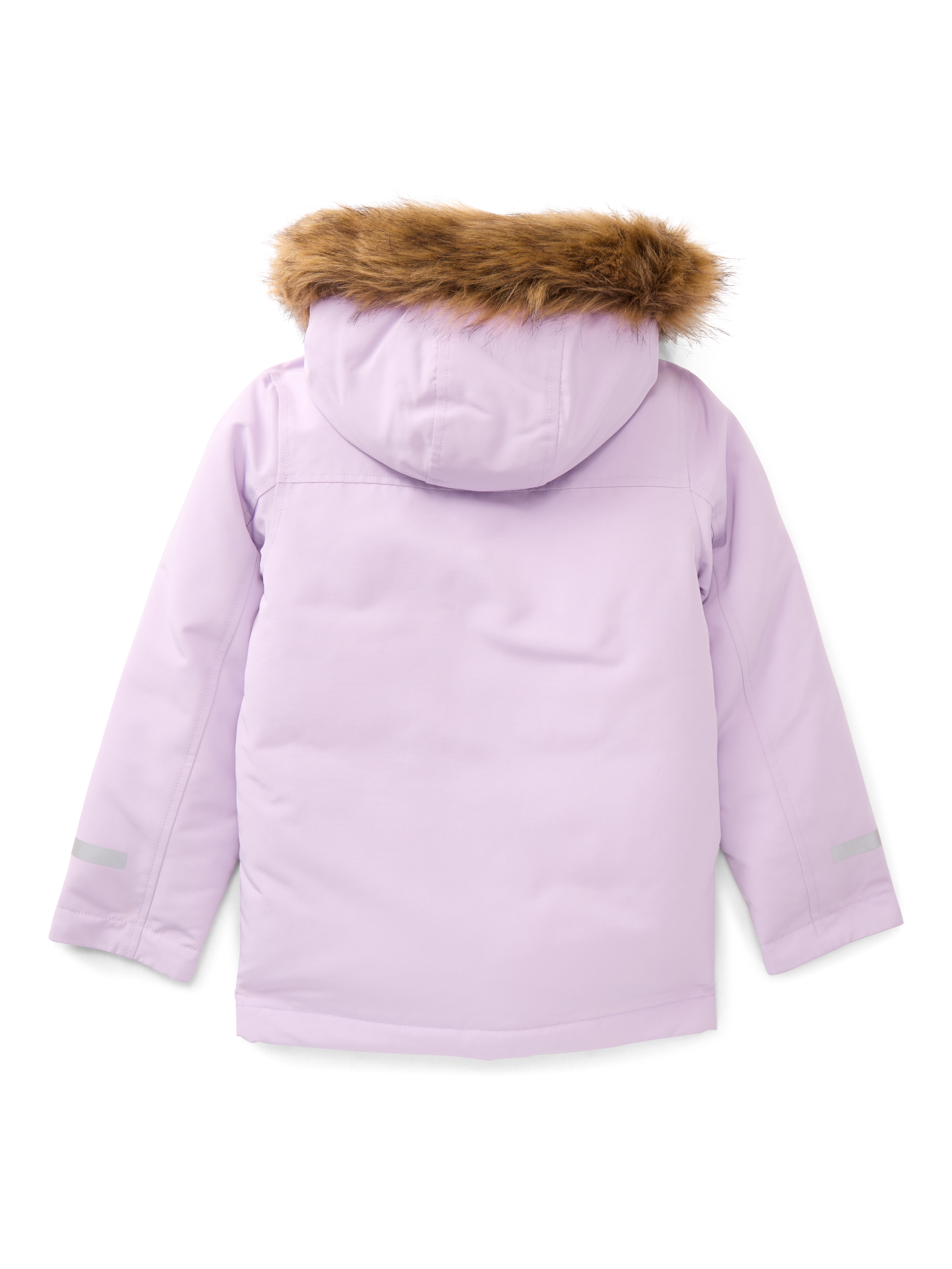Ozark Trail Girls Parka with Faux Fur Hood Lining, Sizes 4-18