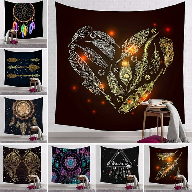 Dream Catcher Style Wall Hanging Tapestry Bedspread Wall Throw Home