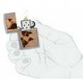 thumbnail image 5 of 49171 Zippo Woodchuck USA Explore Design Street Chrome Windproof Pocket Lighter, 5 of 7