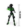 thumbnail image 2 of Assembed 3D Printed 5.31'' Stick T13 Action Figure, Multi-Jointed Titan13, Articulated T13 Office Decor, Desk Decor,12 in 1 Dummy 13 Accessories Best Birthday Festival Gift, 2 of 2