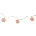 thumbnail image 4 of Perfect Holiday Moroccan Rose Gold String Lights in Stars, Woven Balls - Battery Operated, Woven Balls, 4 of 5