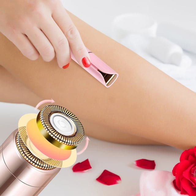 Rasoir à Rouge à Lèvres Machine d'Épilation Sourcils Machine d'Épilation pour Femmes Mini Machine d'Épilation Faciale Machine de Rasage Facial, PENDANE, Plastique, D