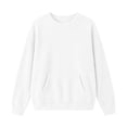 thumbnail image 5 of Womens Sweatshirt with Pockets Lightweight Long Sleeve Round Neck Sweatshirt Keep Warm Tops, 5 of 7