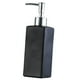thumbnail image 3 of Dispensador de jabón líquido y loción con bomba, botella moderna para gel de ducha y champú de 350 ml. Negro, 3 of 6