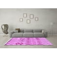 thumbnail image 3 of Ahgly Company Indoor Rectangle Solid Purple Modern Area Rugs, 6' x 9', 3 of 4