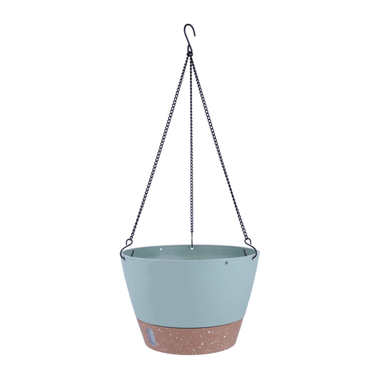 Lomubue 5.5L Hanging Basket Antideform Resin Green Ivy Home Hanging