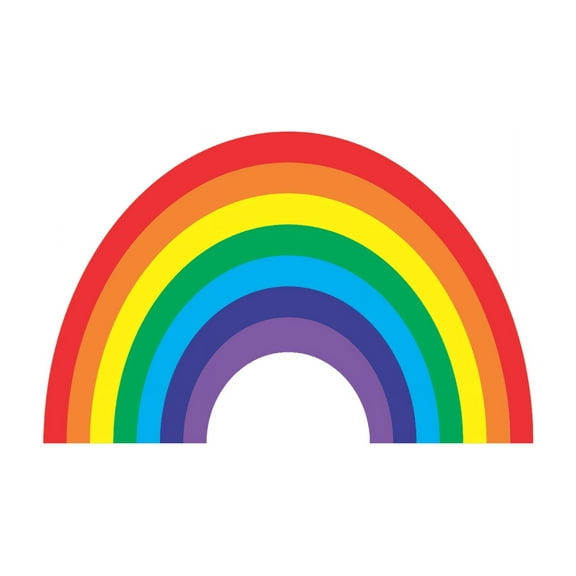 Whimsical Practicality's Cartoon Rainbow Bright Birthday Edible Icing Image for 6 inch Round Cake