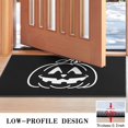 thumbnail image 3 of Happy Halloween Non Slip Washable Door Mat Pumpkin Skull Bat Spider Welcome Mat Funny the Indoor Door Mat/Outdoor Crystal Velvet 30x17 Inches, 3 of 7