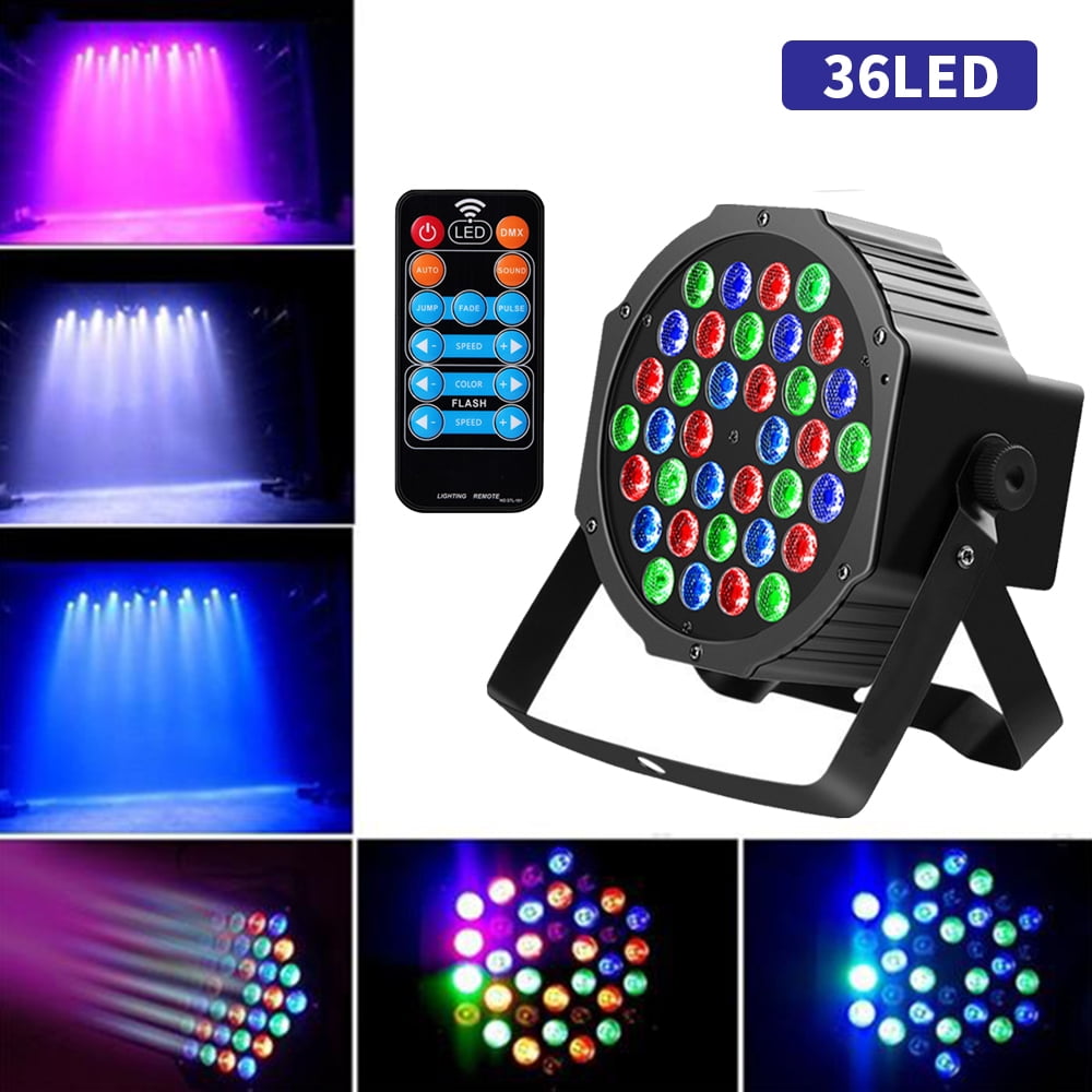 4x LED RGB Flood Light Color Changing Remote Memory Landscape Lamp Party Stage 