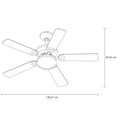 thumbnail image 4 of Ventilador de techo Masterfan Janeiro 52 Blanco, 4 of 5