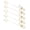 Gold-14, variant on 5Pieces Double Sided Metal Name Card Stand with Metal Clip Desktop Accessory For Efficient Desk Management