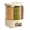 Beige, variant on Yucurem 6-Compartment Grain Dispenser, 360° Rotating Storage Container with Sealed Lid, 25 Lbs Airtight Storage Bucket for Grains, Beans, Rice, Peanut (Beige)