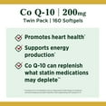 thumbnail image 5 of (2 pack) Nature's Bounty CoQ10 200mg Softgel for Heart Health Support, 80 Ct (Pack of 2), 5 of 11