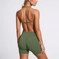 thumbnail image 4 of Afdoent Workout Sets For Women High Elastic Seamless Workout Outfit Neck Sports Bra With Shorts Comfortable Activewear Fashion Clothes, 4 of 5