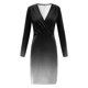thumbnail image 4 of Gibobby Vestidos de fiesta largos Vestidos sexis para mujer, cuello en V, vestido ajustado para trabajo, vestido Vintage elegante y delgado para oficina(Gris,G), 4 of 5