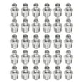 thumbnail image 1 of Unique Bargains 201 Stainless Steel Straight Hydraulic Grease Fitting M10 x 1mm Thread 30 Pack, 1 of 5