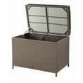 thumbnail image 3 of Patioflare Ferrara Wicker Deck Box Bench - Brown, 80 Gallons, 3 of 7