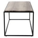 thumbnail image 4 of Mesa de Centro Moderna Industrial 100×50×47 cm | Estructura Metálica y Cubierta MDF Color Nogal – EKE, 4 of 7