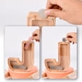 thumbnail image 3 of Creative Wooden English Letter Piggy Bank Transparent Glass Piggy Bank, 3 of 4