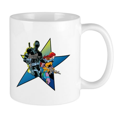 

CafePress - G.I. Joe Snake Eyes And Scarlett - Ceramic Coffee Tea Novelty Mug Cup 11 oz