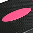 thumbnail image 3 of SuperDeal 30" Adjustable Workout Aerobic Stepper in Fitness & Exercise Step Platform Trainer Stepper W/Risers Pink, 3 of 9