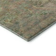 thumbnail image 3 of Addison Rugs Mayfield Premium Machine Washable Traditional Global Green Rectangle Rug, 2'6" X 3'10" Machine Washable Traditional Global Green Oversized Sherpa Throw Blanket, 3 of 7