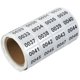 thumbnail image 1 of 1 Roll of Self-Adhesive Number Stickers Rectangular Number Stickers Removable Number Stickers, 1 of 3