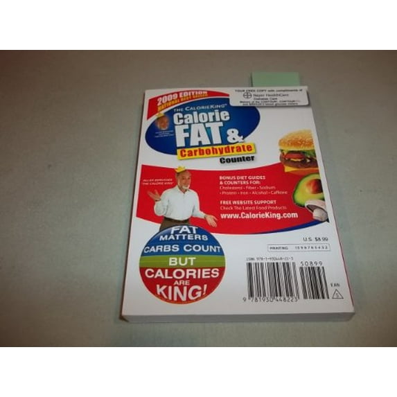 Pre-Owned The CalorieKing Calorie, Fat & Carbohydrate Counter 2009, 9781930448223, 1930448228, Paperback, 1 edition
