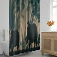 thumbnail image 3 of Animal Tree Pattern Shower Curtain for Bathroom Shower Curtain Set with 12 Hooks Waterproof Fabric Bath Curtain for Bathtub Restroom Decor, 72 X 72 in, 3 of 6