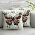 thumbnail image 3 of YANMS Bible Throw Pillow Covers for Christian Women Bible Verse Pillowcase Butterfly Scripture Religious Pillowcase Gifts for Sofa Couch Home Inspirational Decorations, 3 of 5