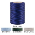 thumbnail image 2 of YLI Corporation V38-858 Star Mercerized Cotton Thread Variegated 1200 Yards-Everglades, 2 of 2