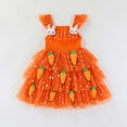 thumbnail image 5 of Gzbliryd Easter Princess Dresses Easter Birthday Princess Party Easter Egg Smocked Dress for Girl Daughter Summer Causal Tutu Skirts (Red,3-4 Years), 5 of 8