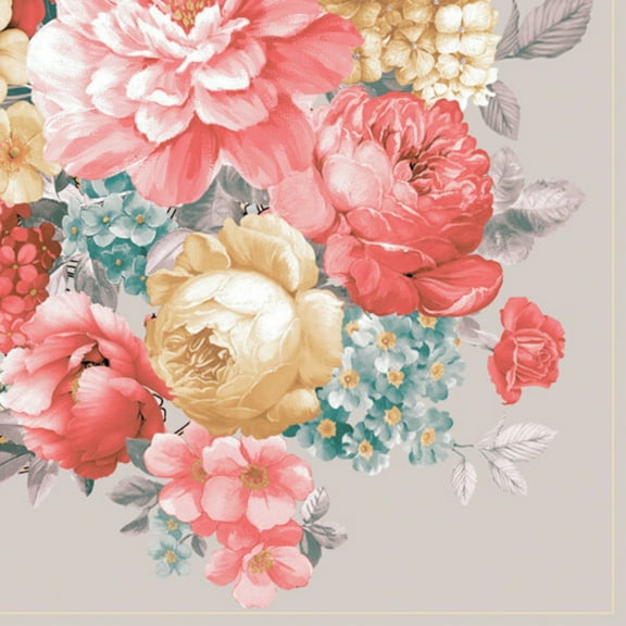 Keep Unique Flower Paper Napkins, Printed Decoupage Rose Napkins, Assorted Color, 20/Pack