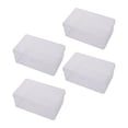 thumbnail image 1 of RUNROTOO 4Pcs Cotton Pads Holder Plastic Organizing for Makeup Table Women, 1 of 8