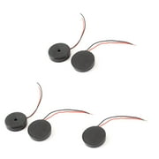 Unique Bargains 5Pcs DC 2-28V 80dB Black Housing Wired Electronic Alarm Buzzer