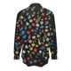 thumbnail image 2 of TaTaai Womens Casual Printed Blouse Long Sleeve Round Neck Polyester Top Lightweight Soft Asian Sizing Small Fit Gift, 2 of 5