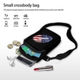 thumbnail image 7 of HELLHERO Shoulder Bags American Flag and Football Design 4.33x1.97x7.09 Double Layer Unisex for Outdoor Travel 2 Layers, 7 of 7