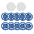 thumbnail image 3 of Polishing Buffing Pads, Car Polisher Bonnet Set Anti Deform 5.7in 6.3in 12 Packs Reusable For Truck&nbsp;Motorcycle Boat For 5-6in Polishers, 3 of 8